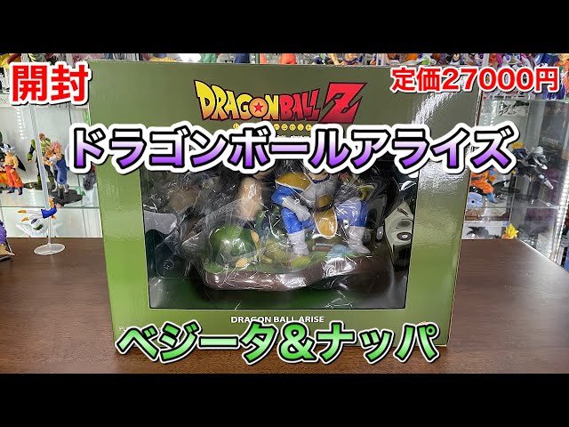 Dragon Ball Arise Figures, First Edition Vegeta & Nappa, Unboxing