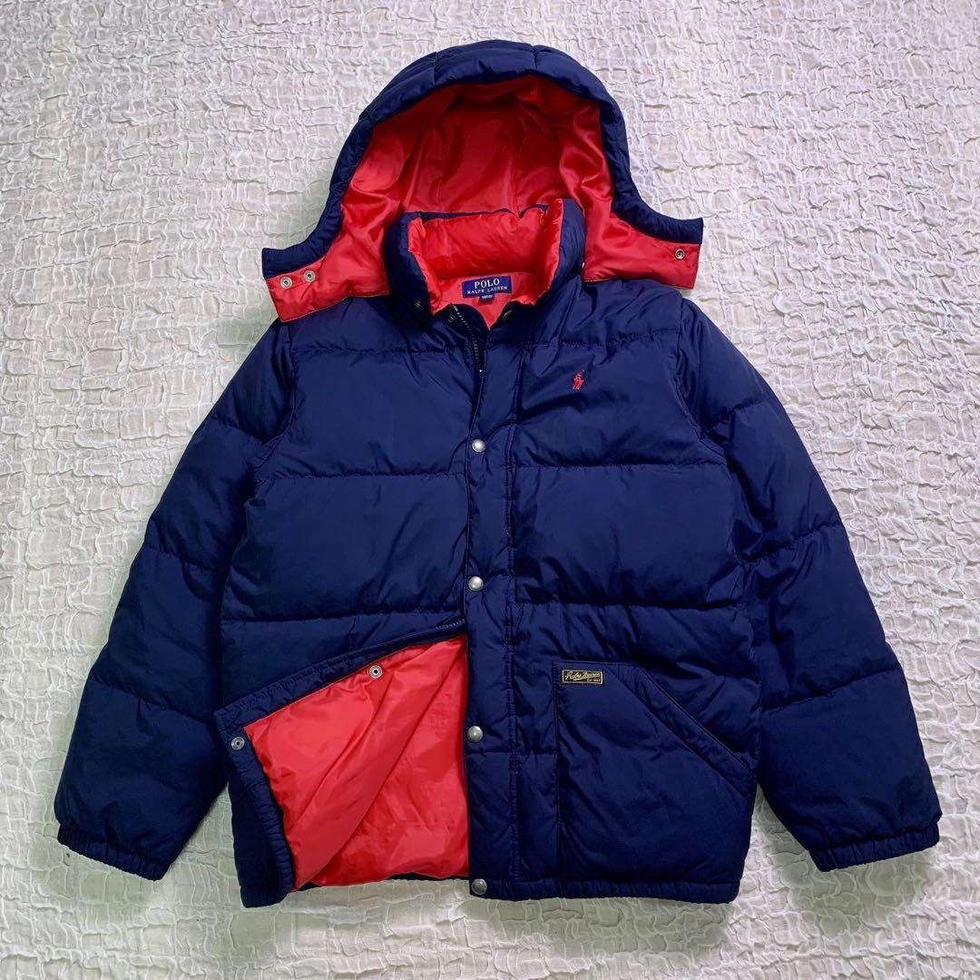 POLO RALPH LAUREN ダウンジャケット　胸元ロゴ　2way　肉厚 POLO RALPH LAUREN ダウンジャケット 胸元ロゴ 2way 肉厚 - メルカリ