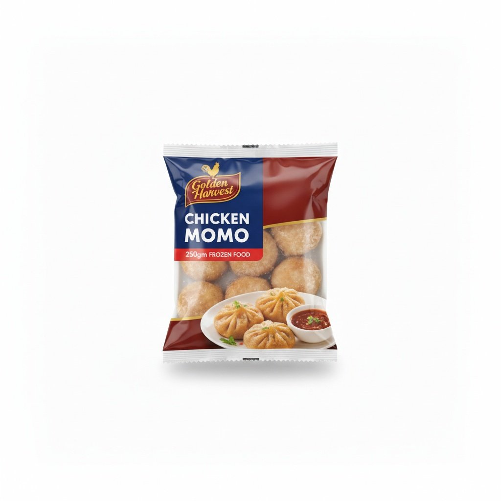 cmp_39bfb7f98e39 Golden Harvest Chicken Momo 250gm - Image 1