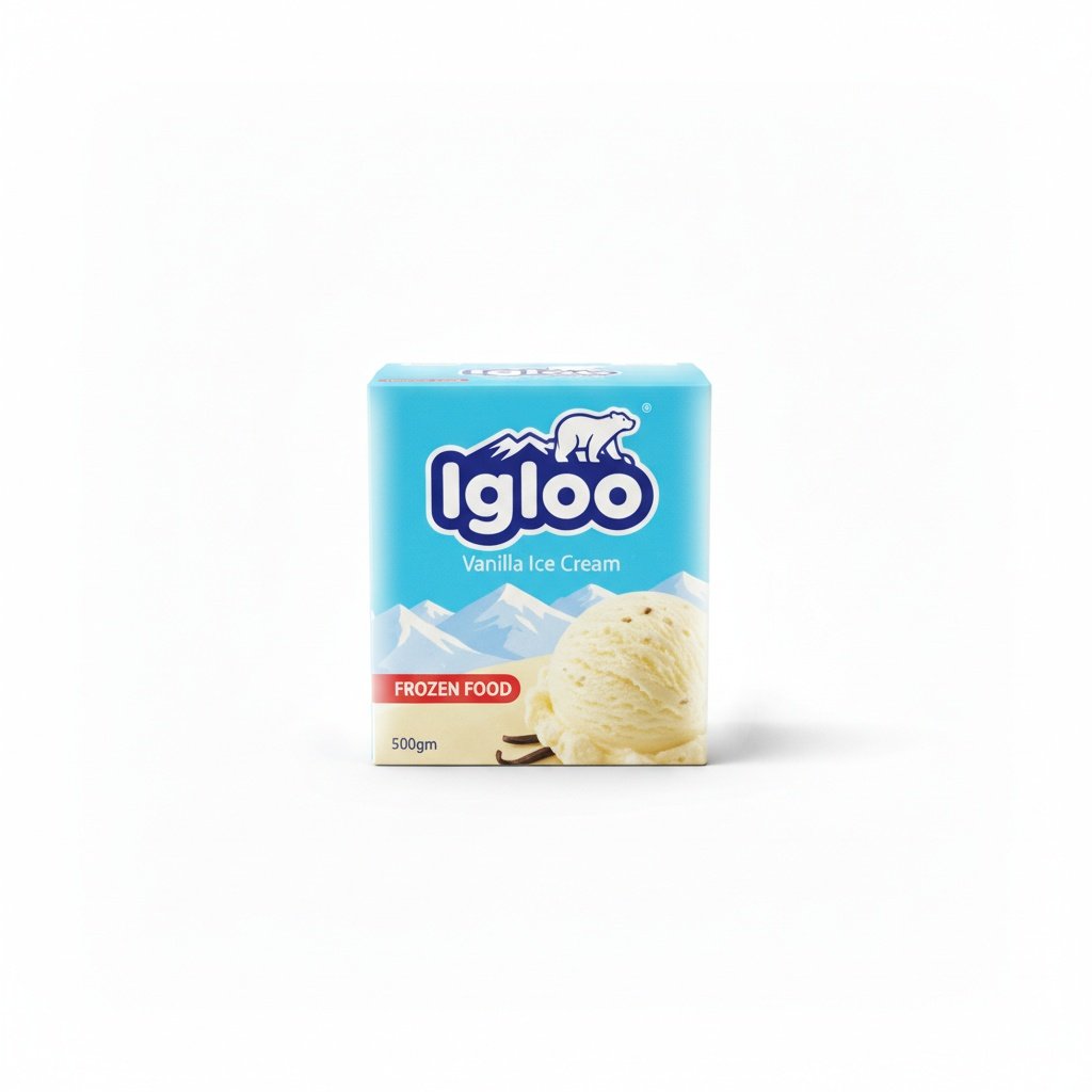 cmp_454f49bd319c Igloo Vanilla Ice Cream 500gm - Image 1