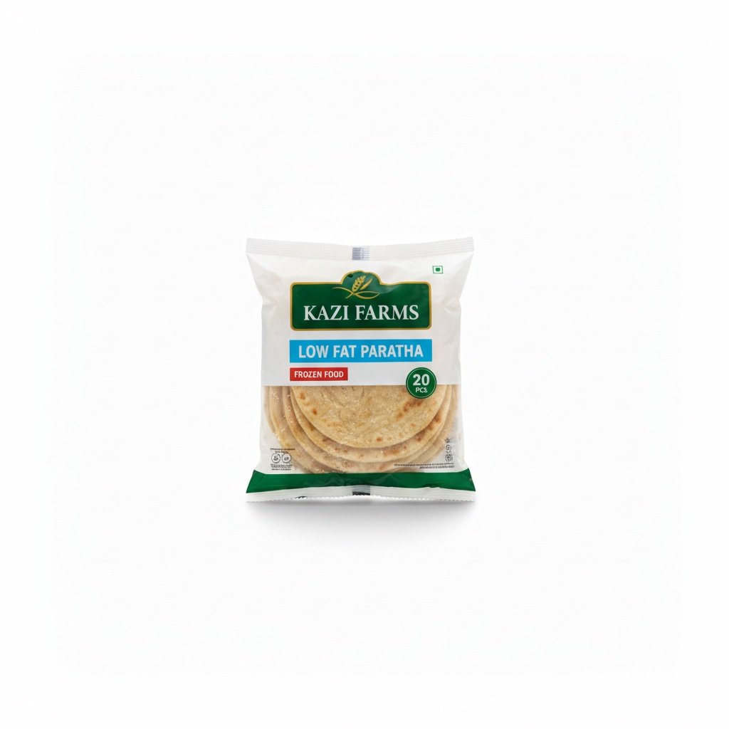 cmp_711e027a4628 KAZI FARMS LOW FAT PARATHA 20 PCS - Image 1