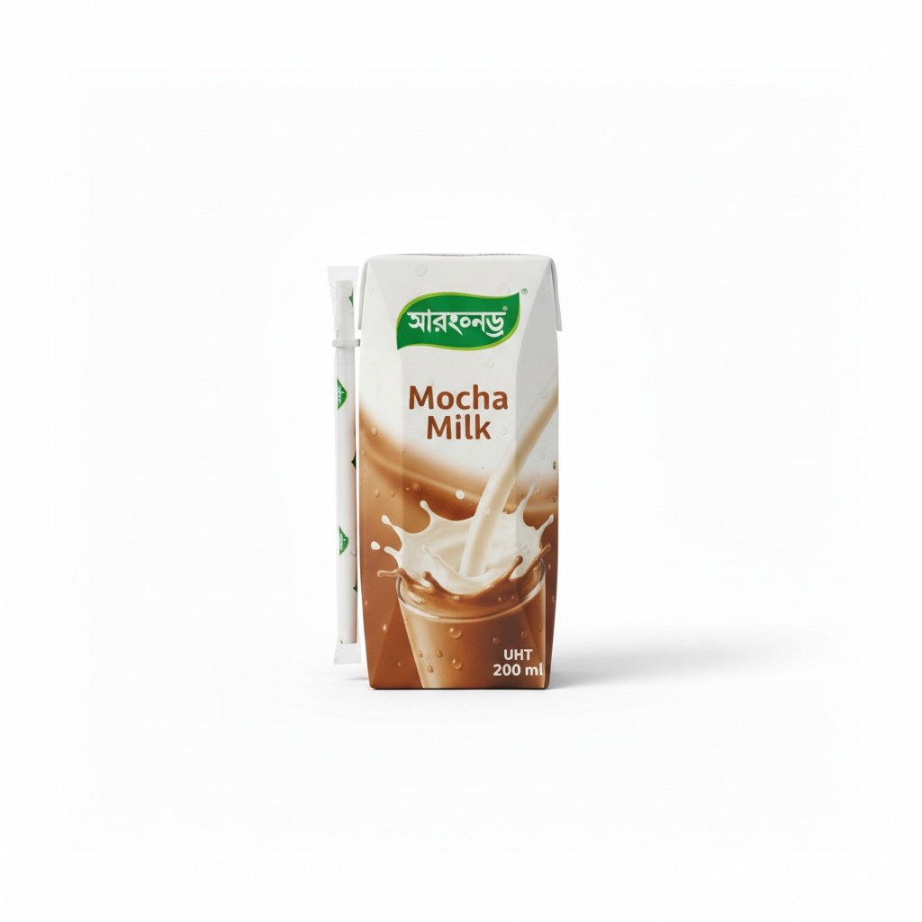 cmp_d782a7c560c4 Aarong Mocha Milk Drink UHT 200 Ml - Image 1