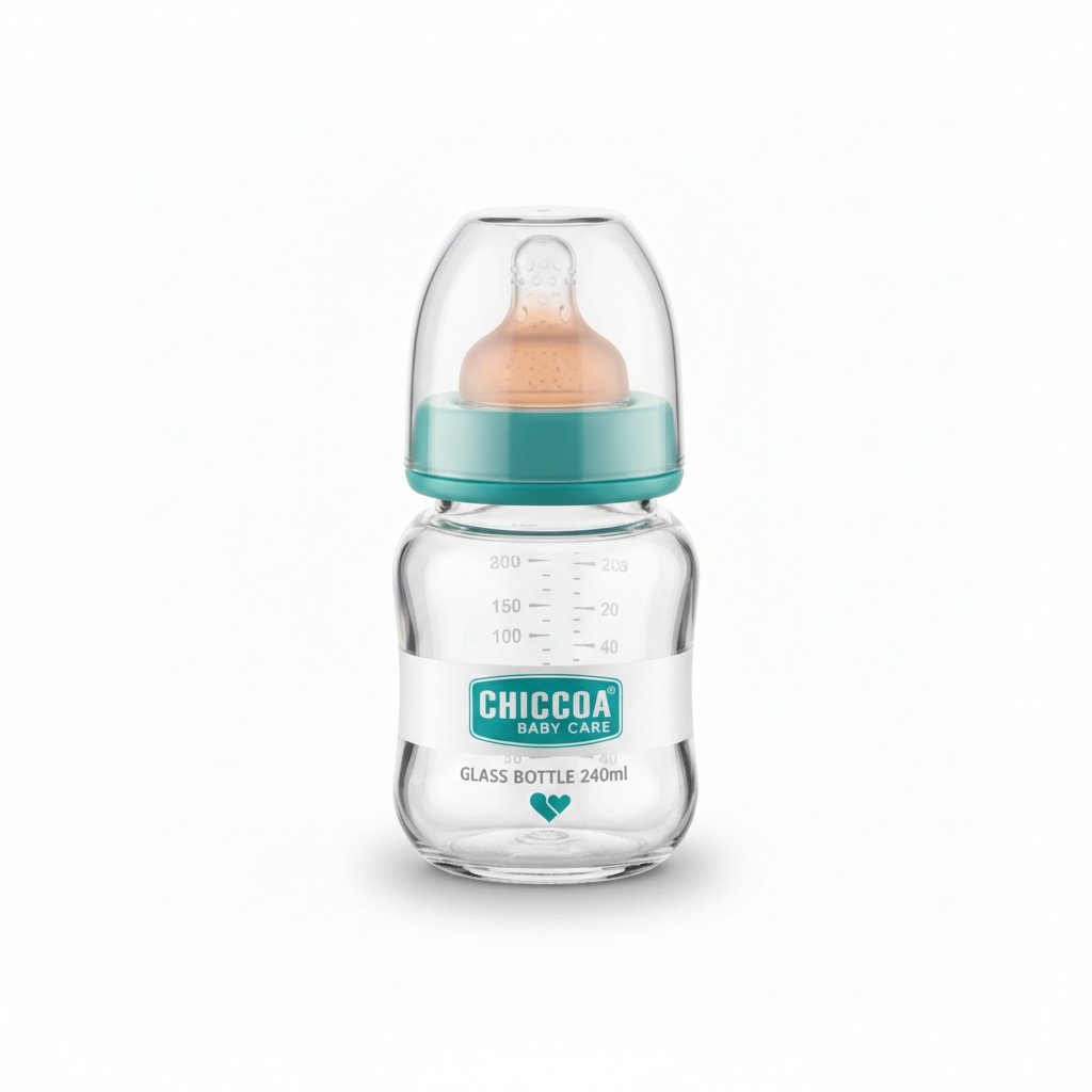 cmp_df9654f81f3d Chiccoa Glass Bottle 240ml - Image 1