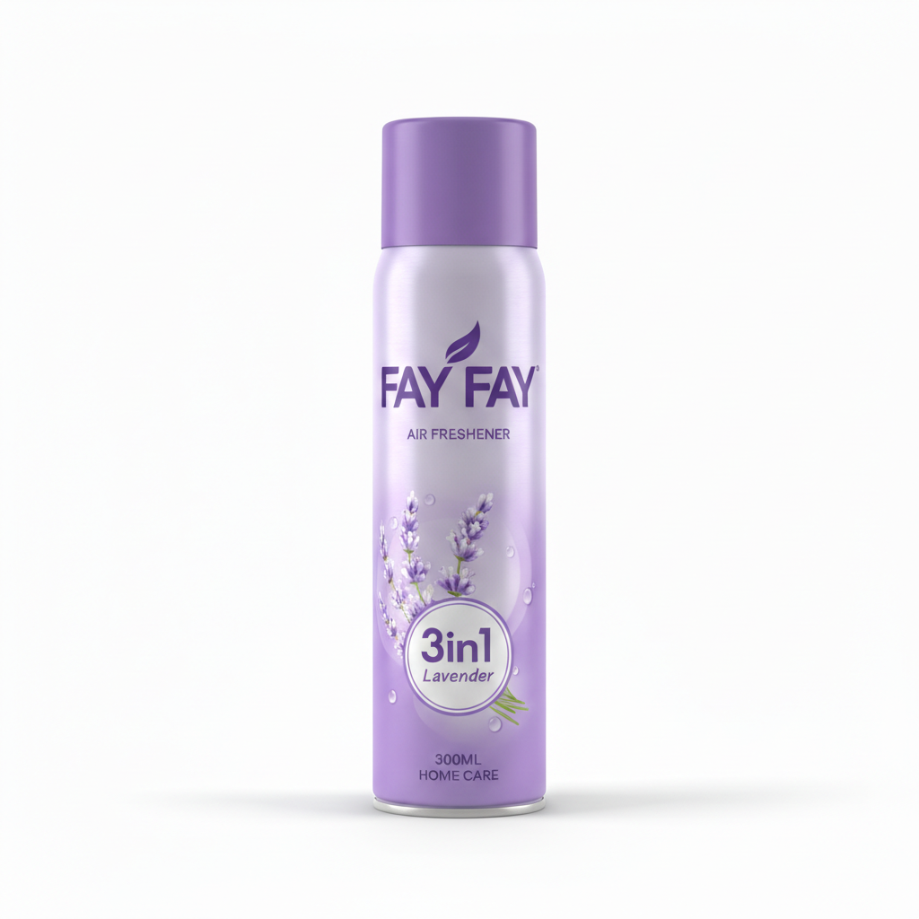 enh_norm_2ad91a10-6daa-42c2-9272-d5d9bf33bd9e.png Fay Air Freshener Lavender 3in1 300ML - Image 1