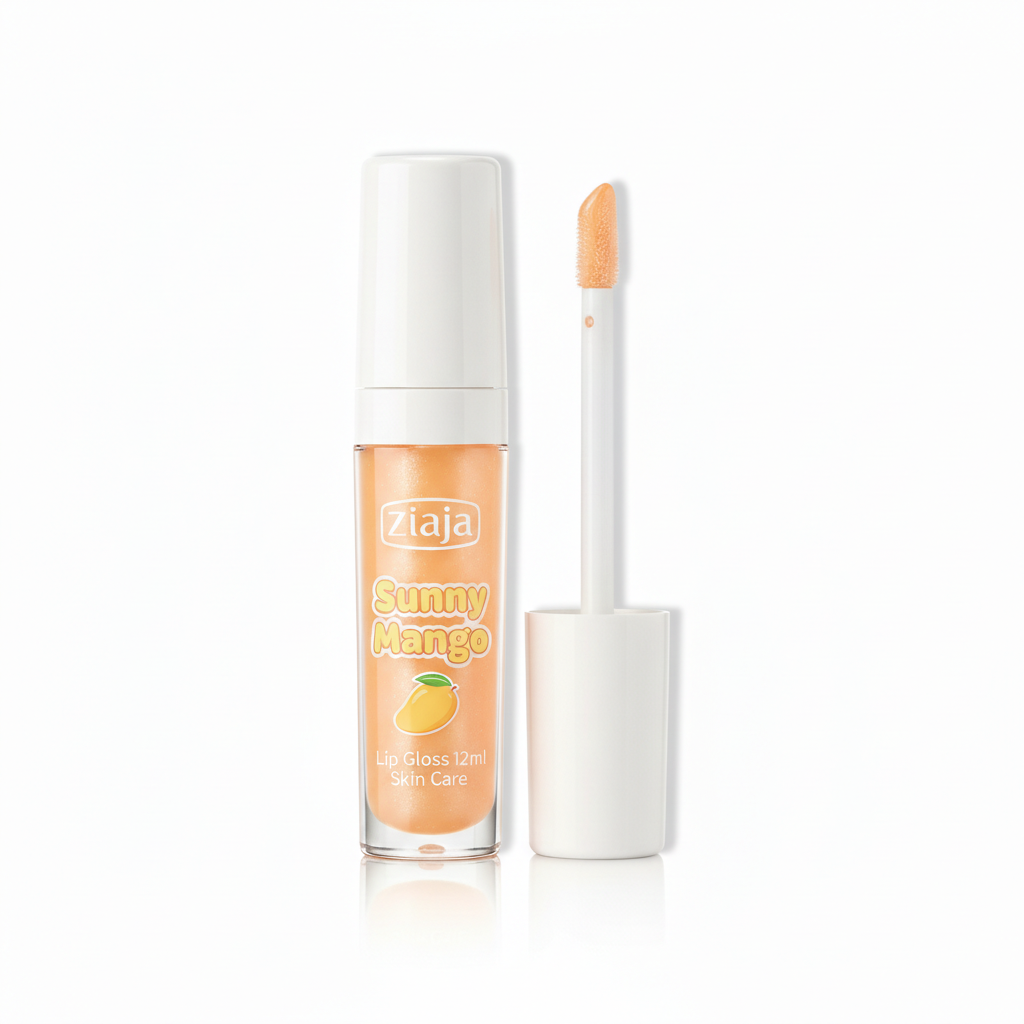 enh_norm_3c8e8ef7-cdc8-40c3-95f8-88ac8fcda16f.png Ziaja Sunny Mango Lip Gloss 12ml - Image 1