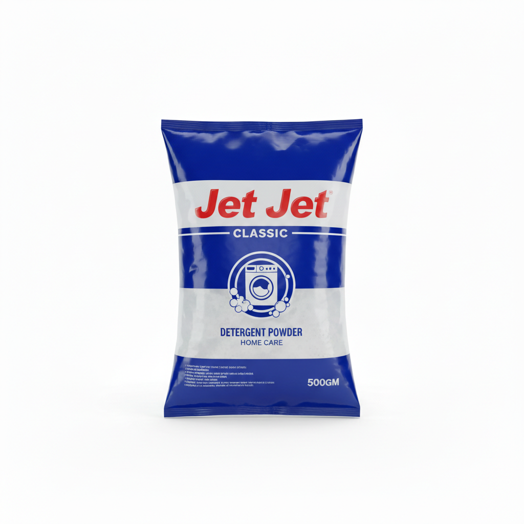 enh_norm_40946fec-c9c7-4732-b556-d540dee12c9e.png Jet Classic Detergent Powder Poly Pack 500GM - Image 1