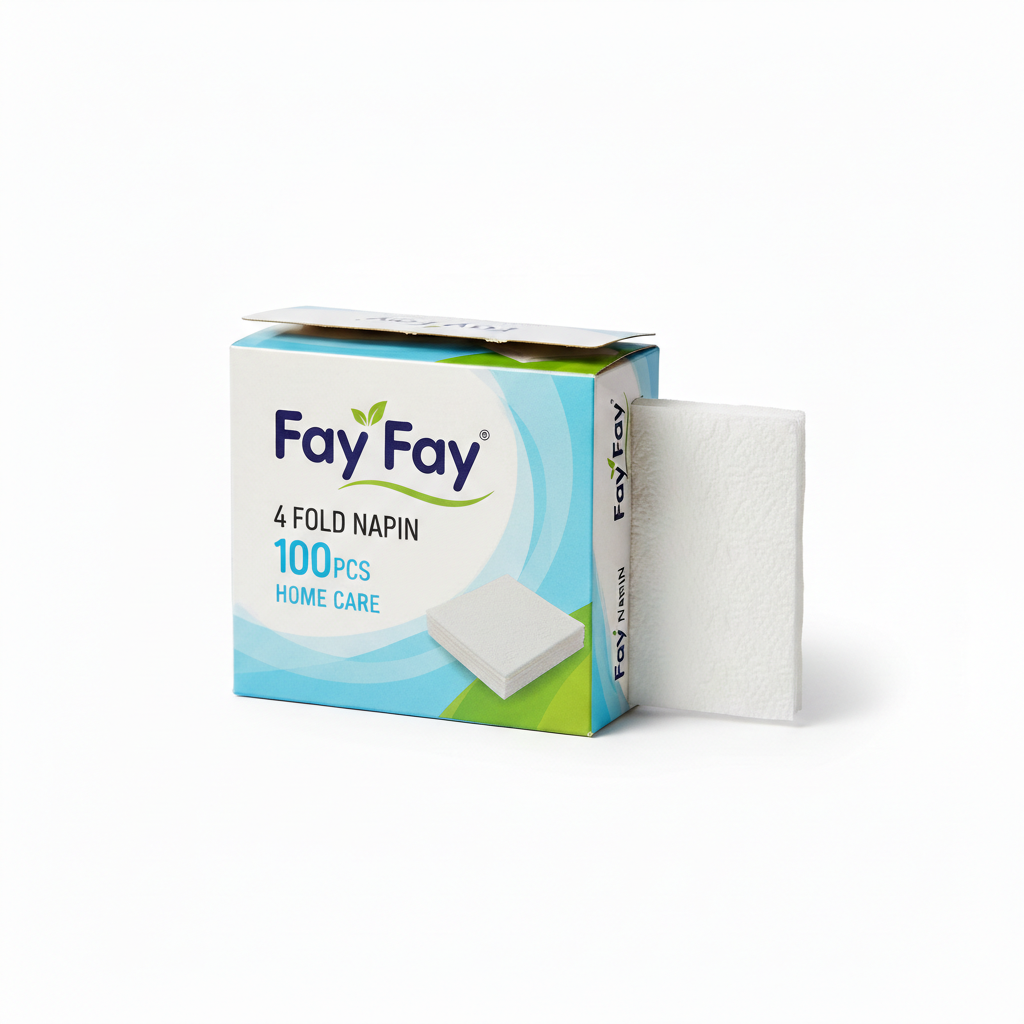 enh_norm_b6737a24-a083-4495-b6d2-d7fc8f556ced.png Fay 4 Fold Napkin 100PCS - Image 1