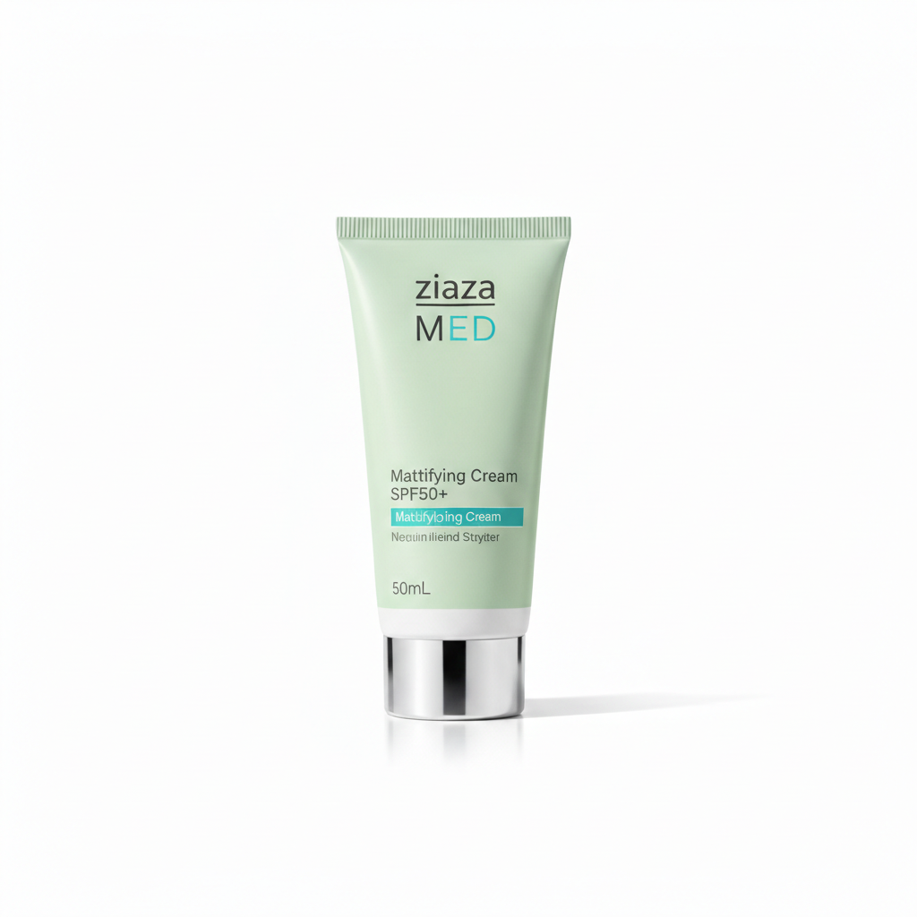 enh_norm_f70f89ea-f437-459e-baef-372a3e34bf4d.png Ziaja Med Mattifying cream SPF50+ 50ml - Image 1