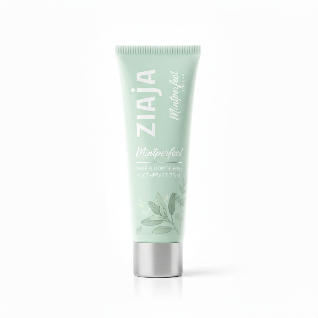 enh_norm_fa829099-89a4-4b3b-99ae-4bc5a4086ed4.png Ziaja Mintperfect Sage Fluoride Free Toothpaste 75ml - Image 1