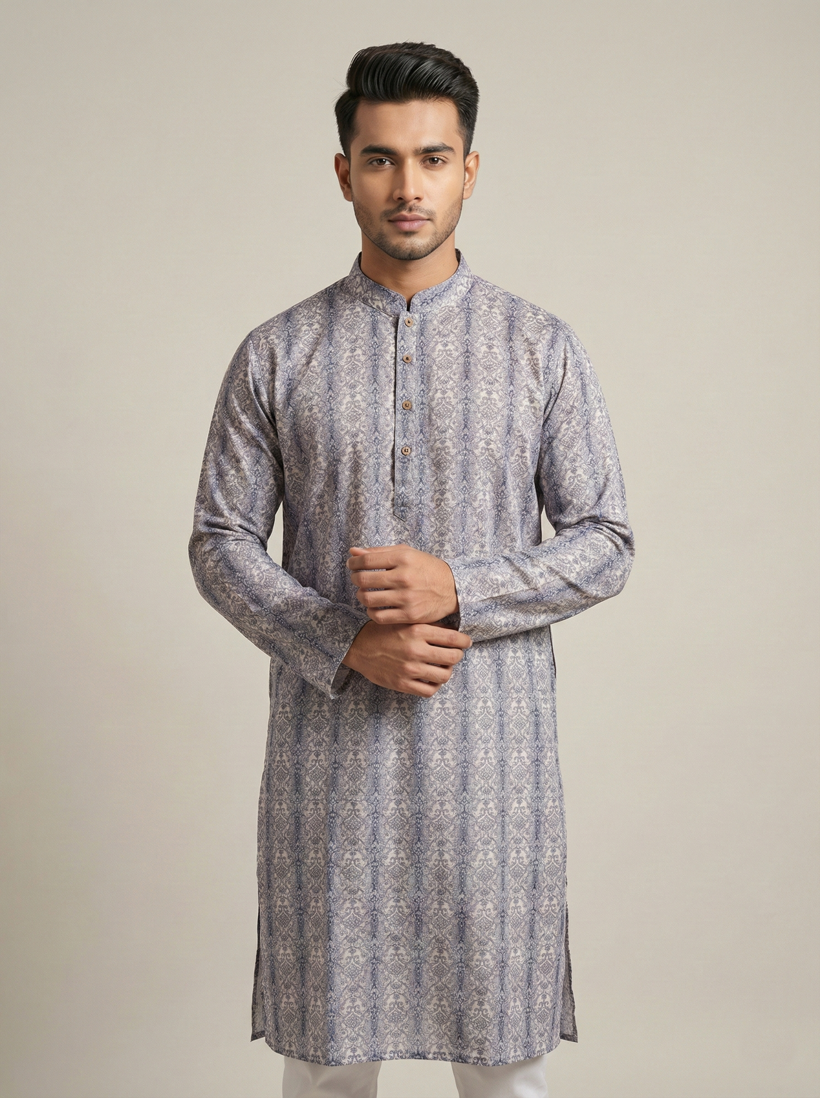 p Standard Fit Panjabi - Image 1